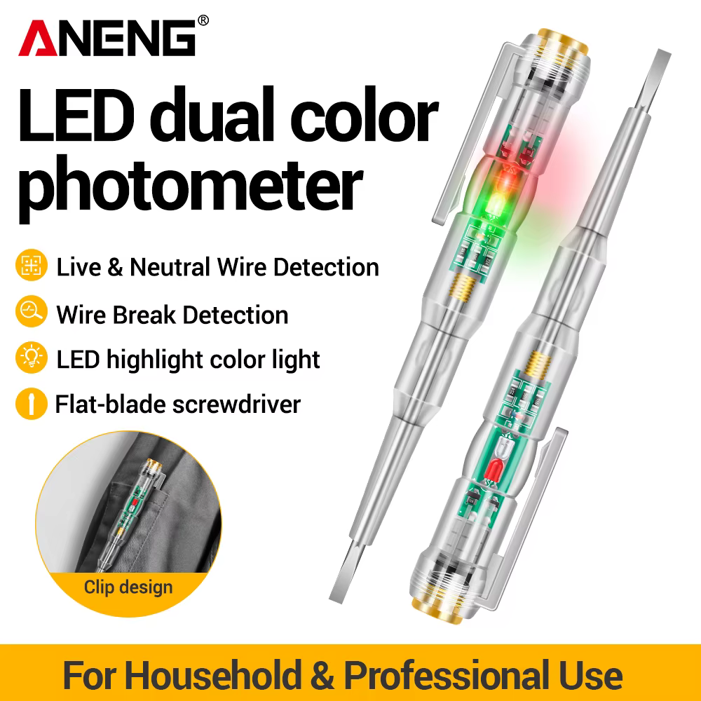 Tournevis électrique testeur stylo B14 universel 24-250V tension induit sonde avec voyant lumineux