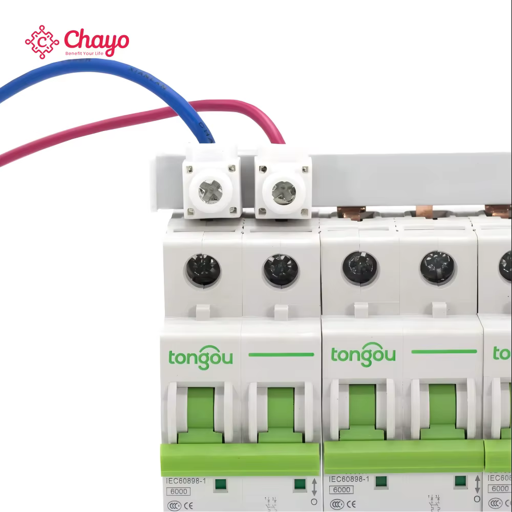 Livraison Gratuite 10 Pièces/Lot 25 Mm² Bornes pour Busbar Disjoncteur Boîte de Distribution Fil Électrique Connecteur TONGOU