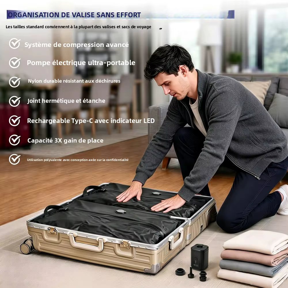 Sacs de rangement sous vide en TPU