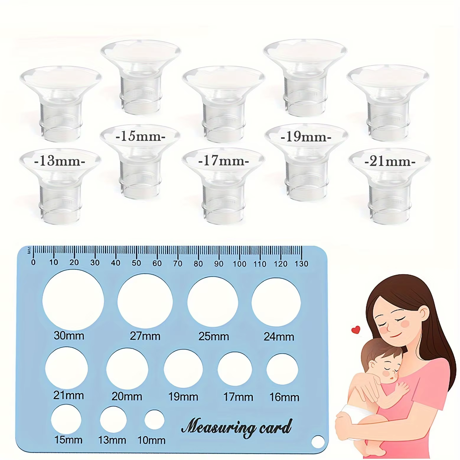 Kit de dimensionnement de bride avec 10 inserts