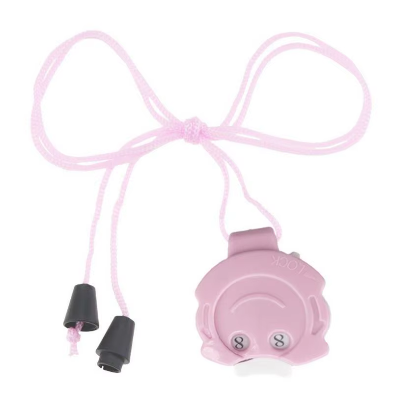 1/2 pièces Compteur de rangs en plastique rose pour travaux d'aiguille
