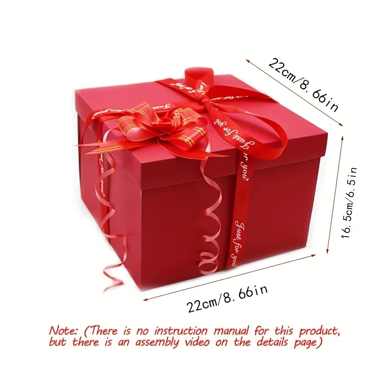 Boîte d'emballage cadeau pour fête d'anniversaire et de mariage