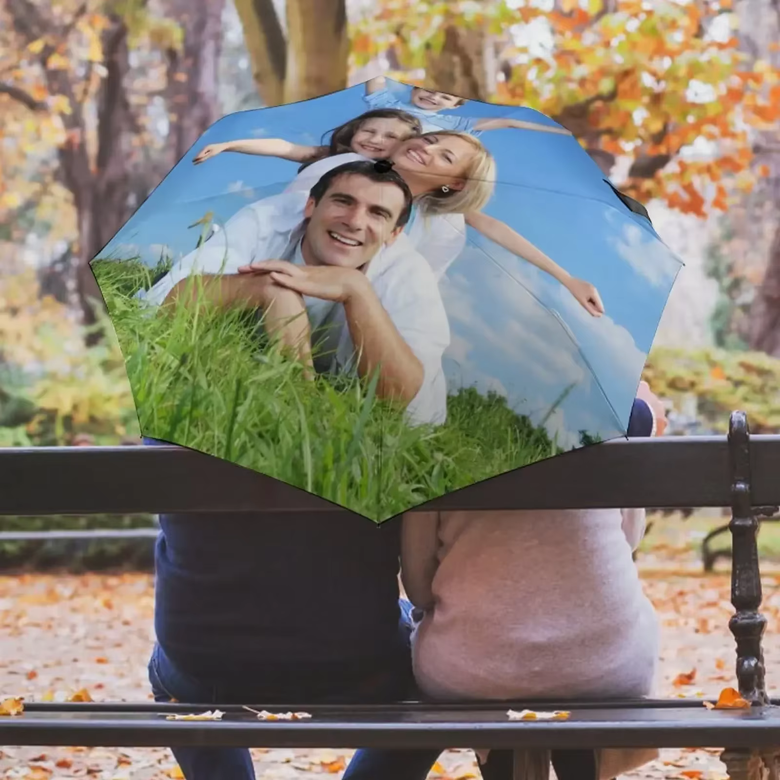 Parapluie personnalisé avec gestion, parapluies personnalisés, automatique, pliable, pluie, soleil