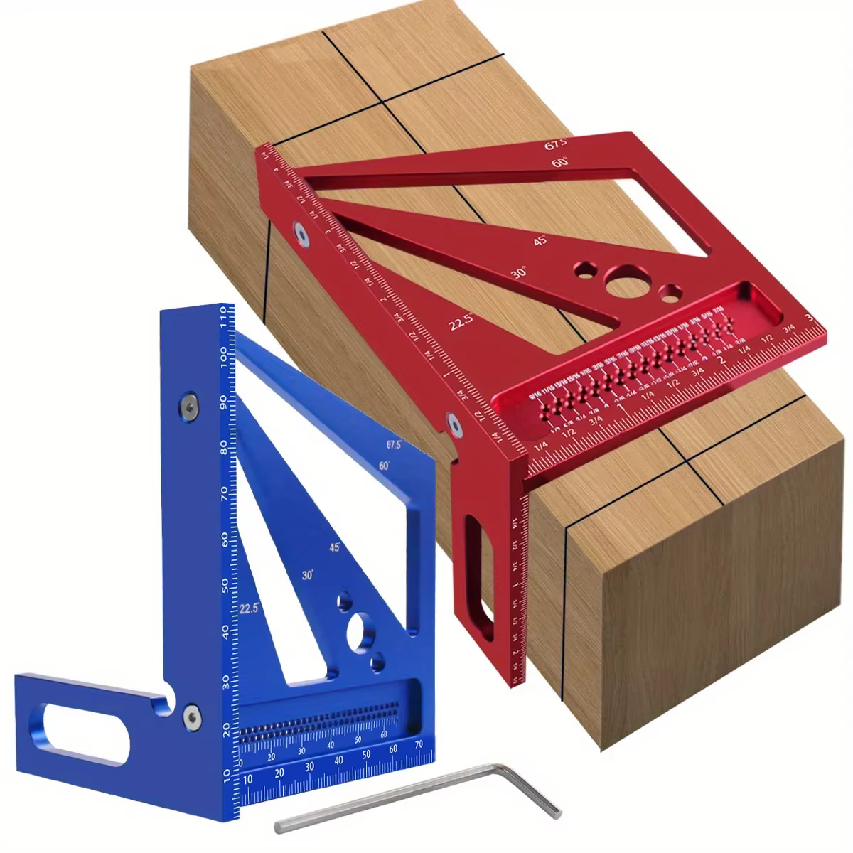 Règle de mesure 3D multi-angle