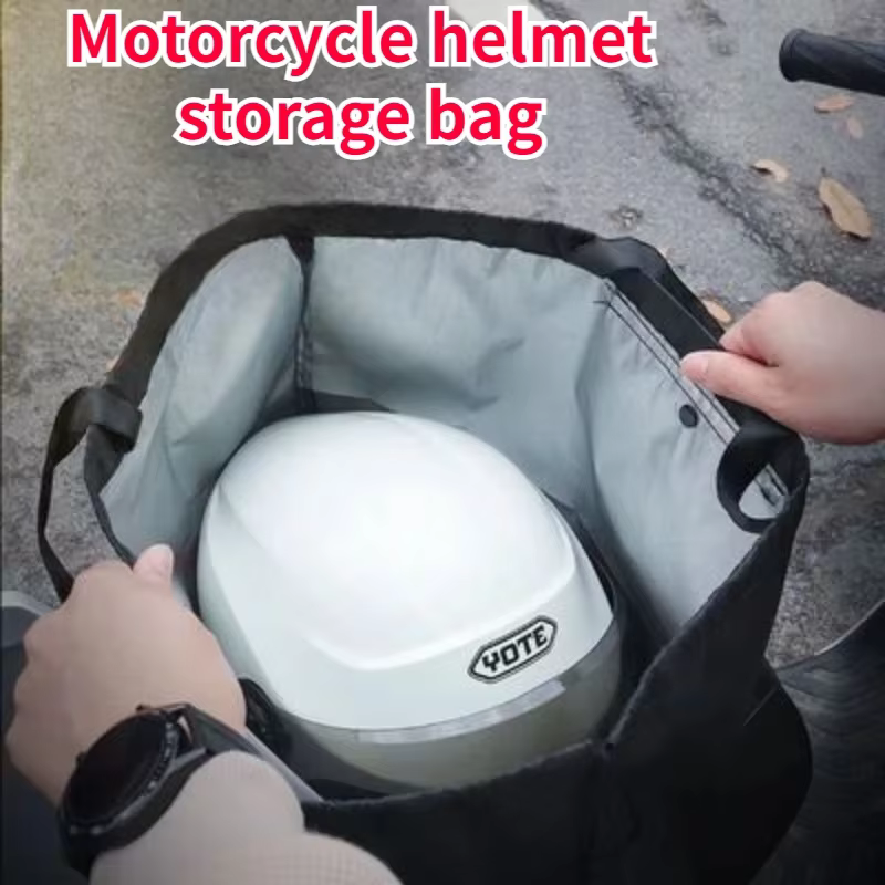 Sac de rangement pour casque de moto