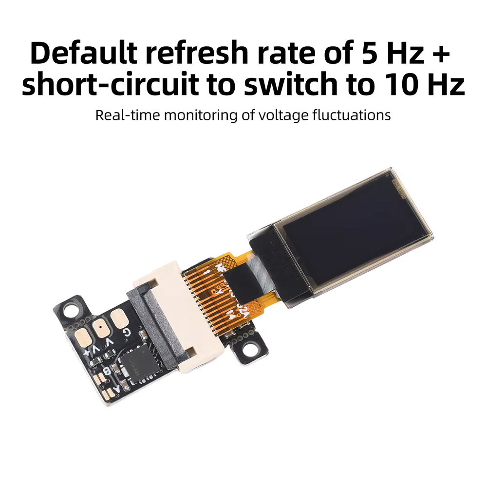 Mini voltmètre numérique ultra fin avec écran OLED de 0