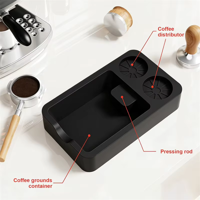 Boîte à marc de café 2-en-1 en silicone