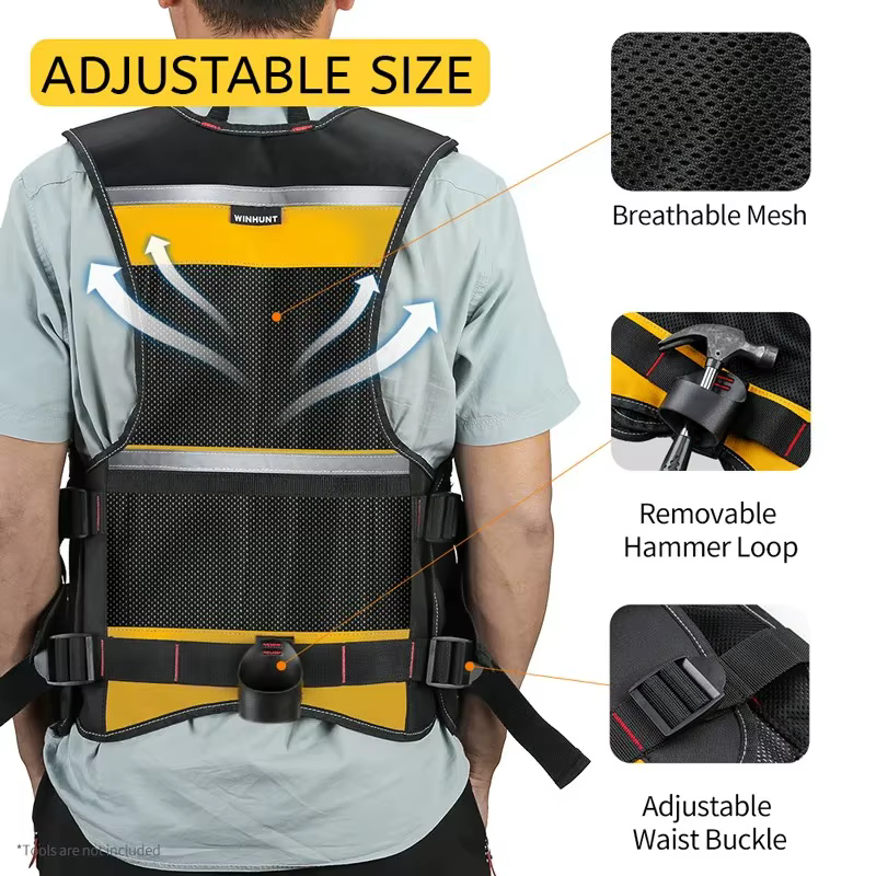 Sac à outils, gilet porte-outils