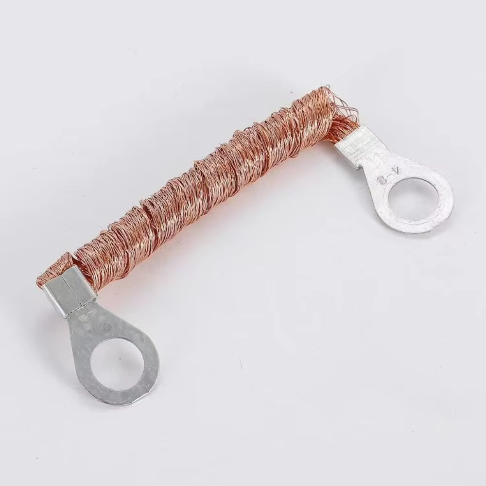 Câble de mise à la terre durable en cuivre plaqué aluminium tressé