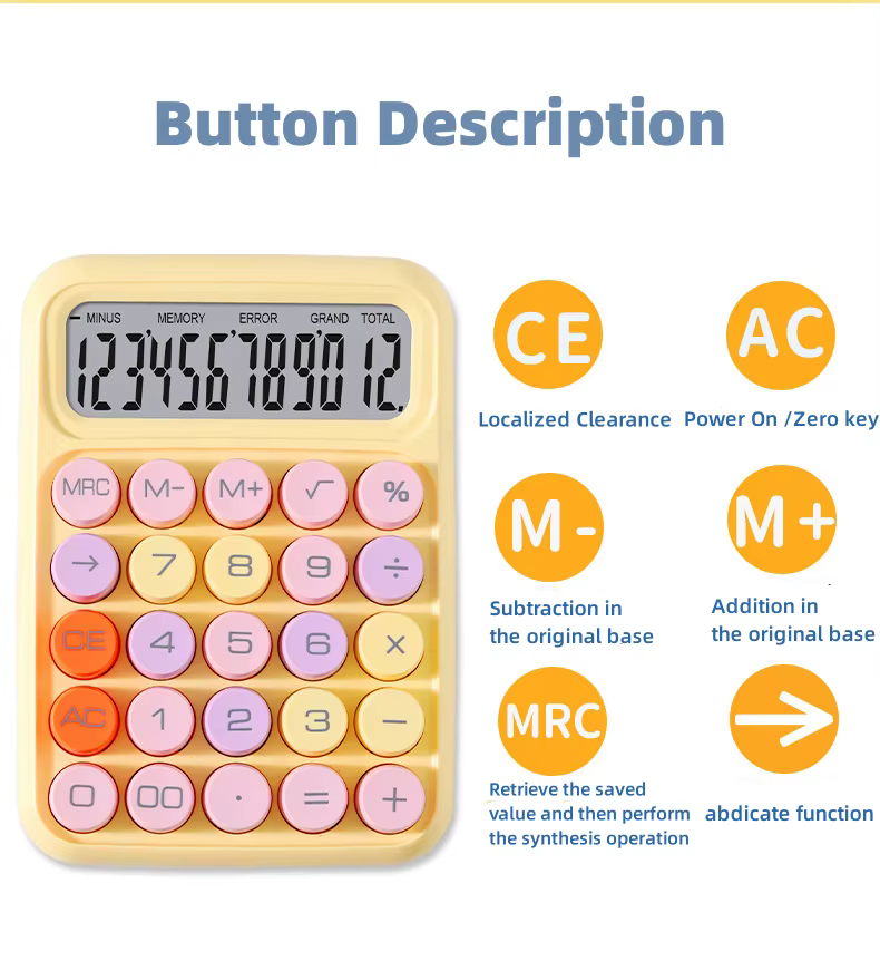 Calculatrice à clavier pour bureau