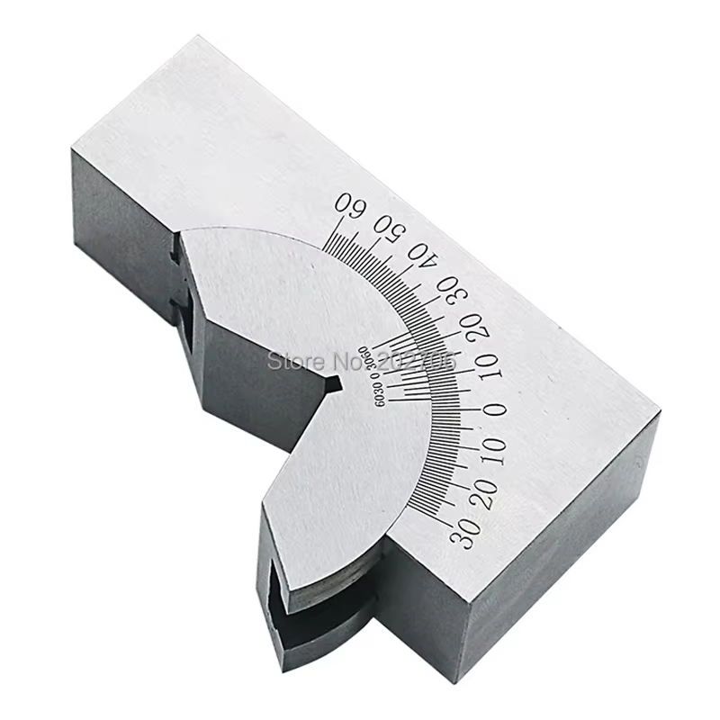 Fraiseuse pièces de précision tampon réglable 0/30/60 jauge d'angle débogage V bloc pêcheur haut outil AP25 AP30 AP46 pour la mesure