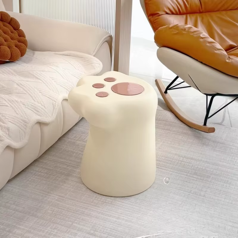 Table basse nordique Tables d'appoint en plastique moderne mignon chambre