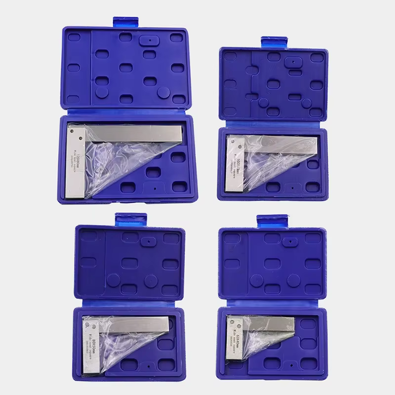Règle d'angle en acier au carbone de haute précision en forme de L 90° ° Outil de mesure