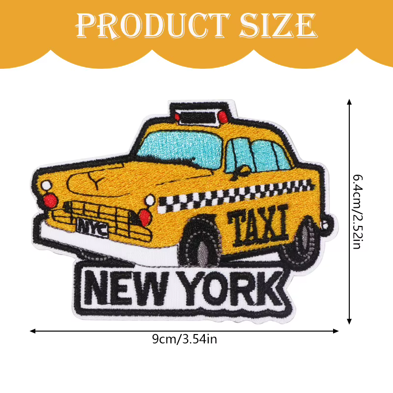 Patch brodé New York Taxi Travel