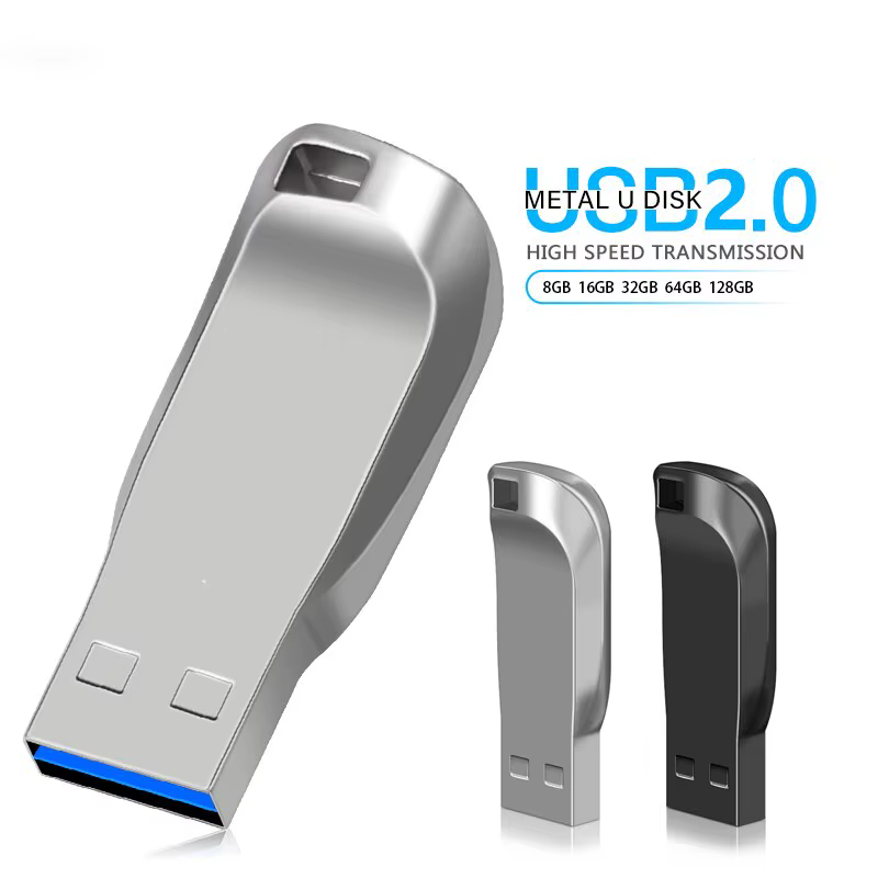Clé USB 2.0 en métal haute vitesse, clé USB 128, clé USB 2.0, 128 Go, 64 Go, 32 Go, 16 Go, 8 Go, 64 Go, 2.0 Go, nouveau