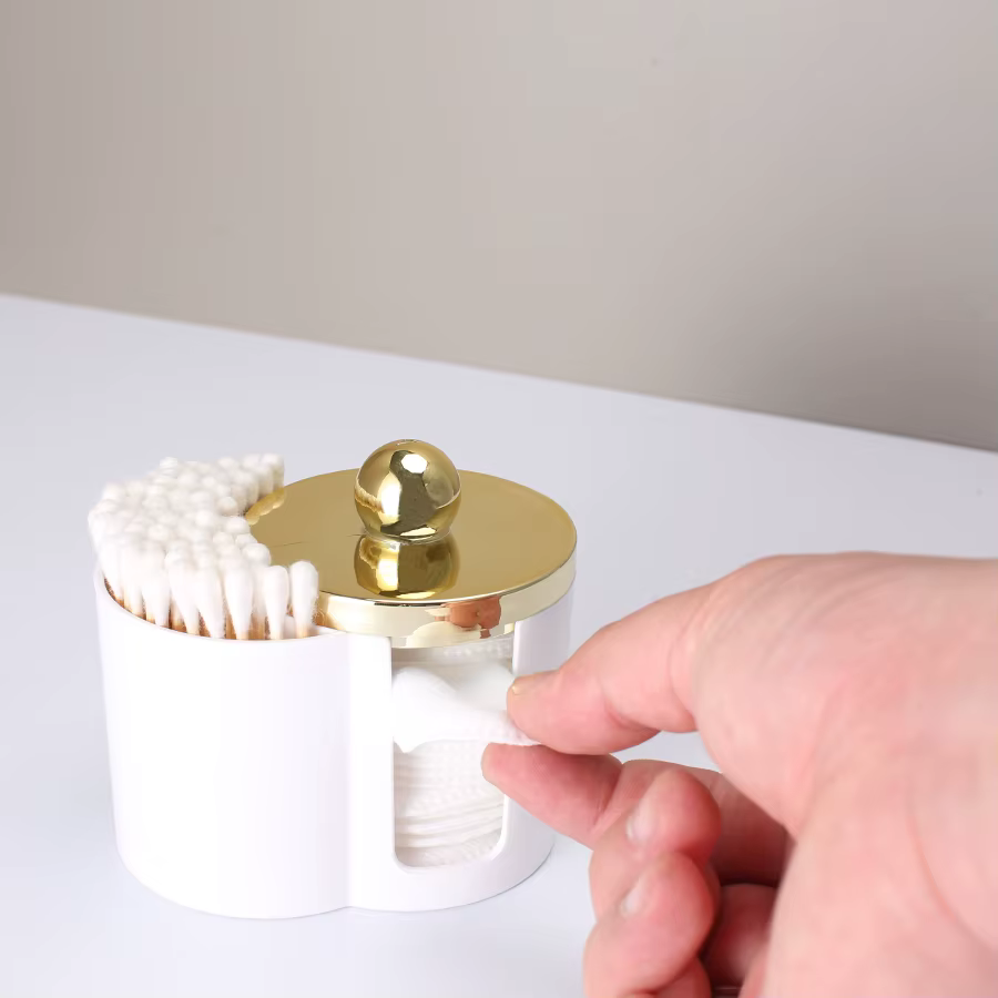 Conteneur de rangement de salle de bain pour accessoires de maquillage