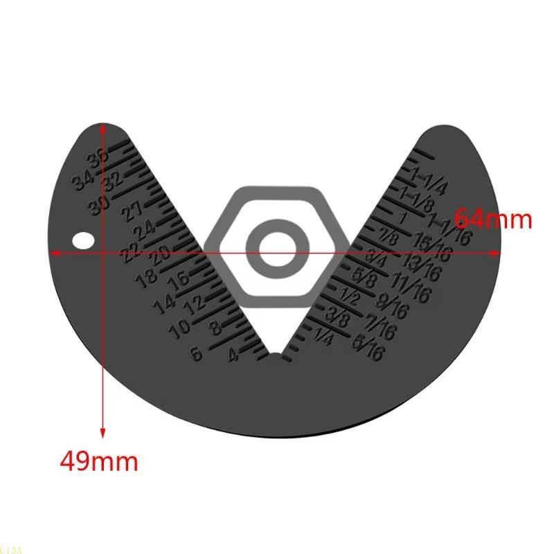 U13A 1.92x2.51in vis boulons écrou filetage mesure taille jauges norme d'inspection