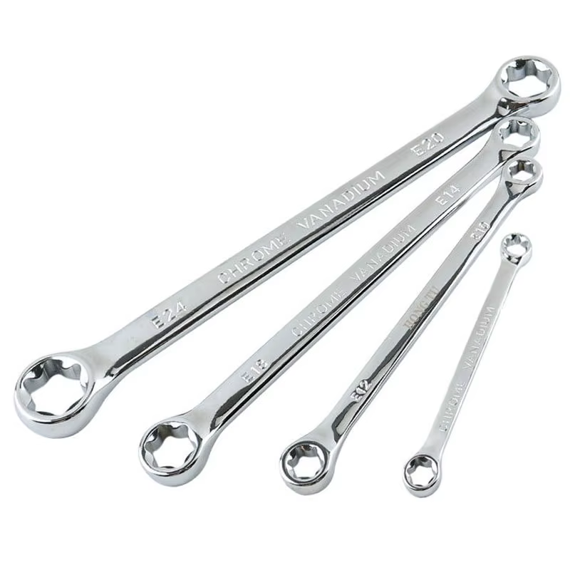 E-torx clé à boîte E6 E8 E10 E12 E14 E18 E20 E24 Torx ensemble clé à anneau outils clé étoile