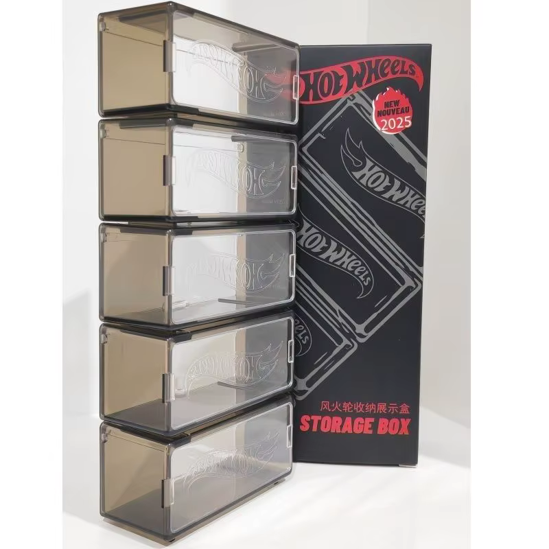 Hotwheels 1:64 échelle modèle boîte de rangement de voiture anti-poussière Snap-Fit Combinable jouet voiture vitrine pour véhicules à collectionner