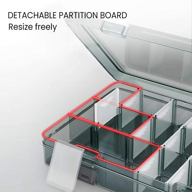 Boîte à outils de stockage de pièces multifonctionnelles
