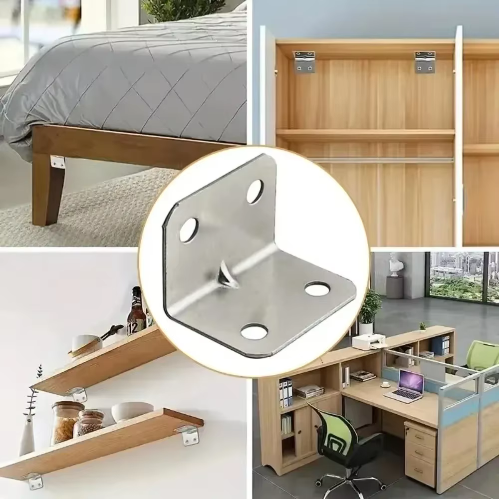 Table d'angle en fer, chaise