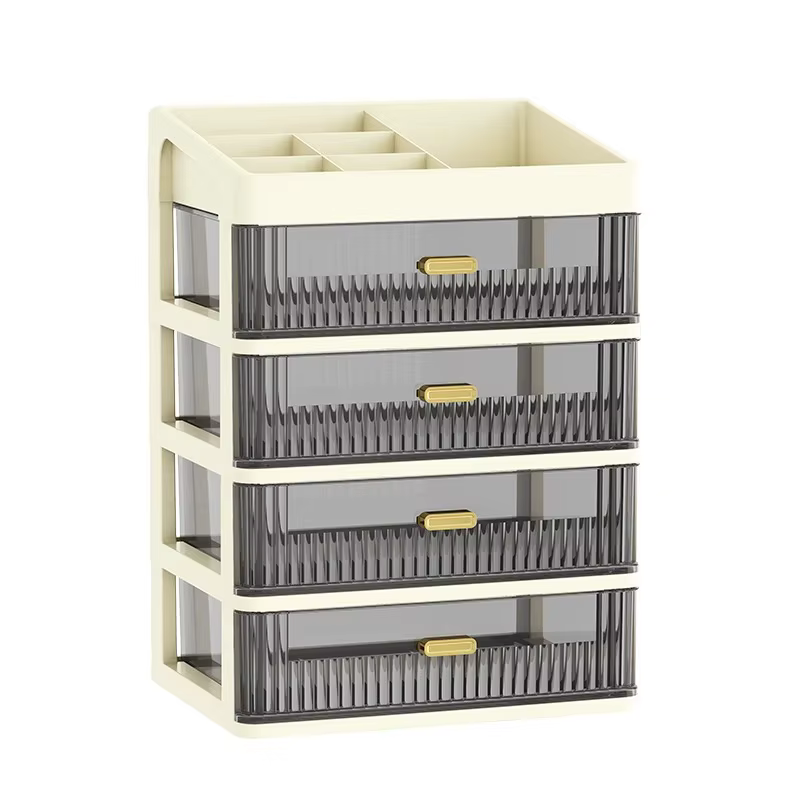 Tiroir de rangement de bureau, organisateur de papeterie Transparent, fournitures de bureau, boîte d'accessoires, boîtes d'organisation en plastique pour l'école