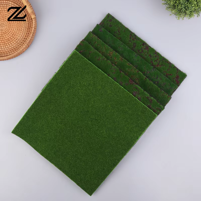 30*30CM tapis d'herbe vert gazon artificiel tapis de gazon faux Sod Simulation mousse pelouse bricolage Micro paysage décoration de la maison