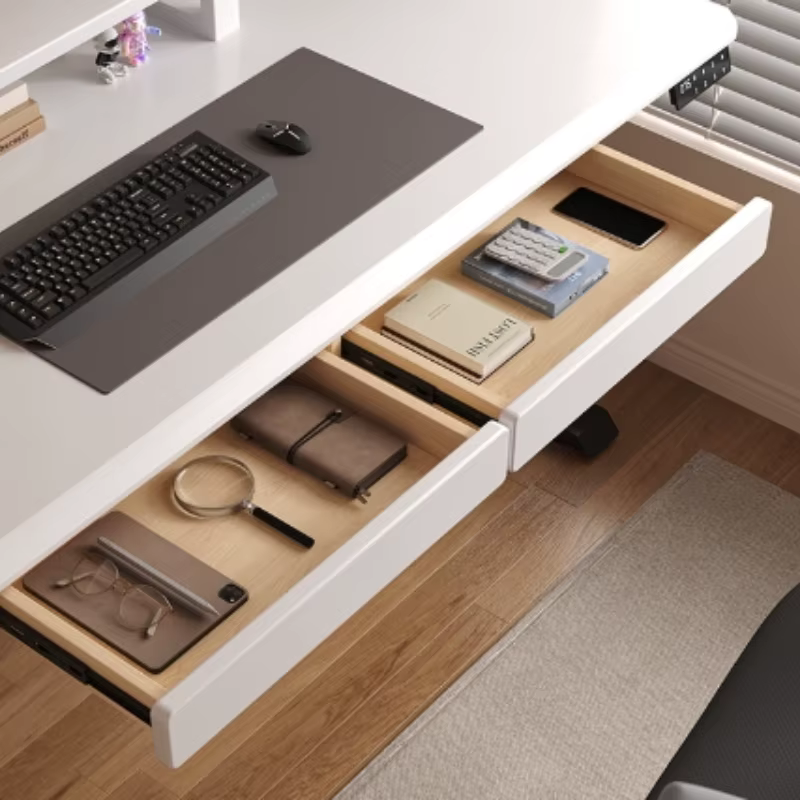 Grand tiroir sous le bureau