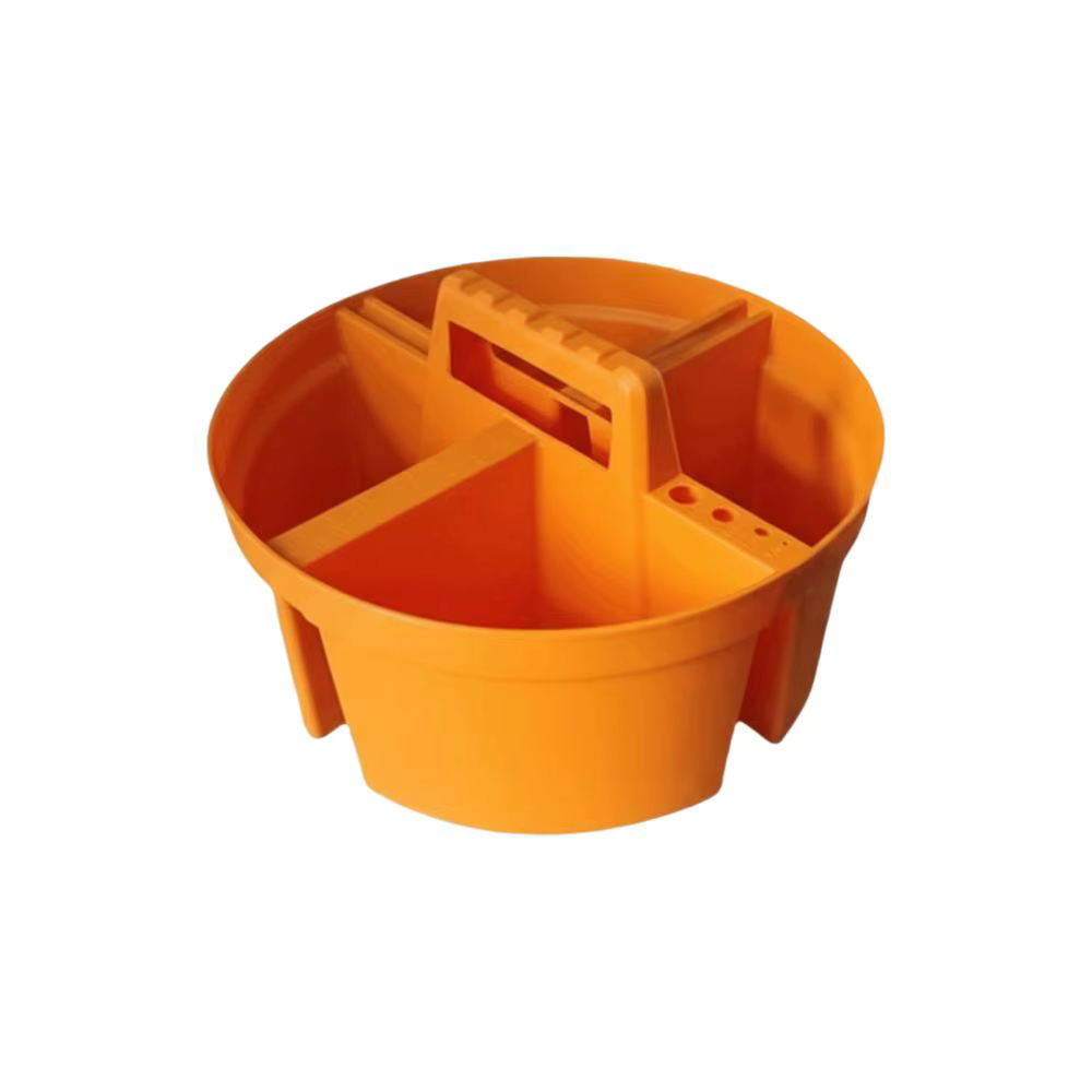 Boîte de rangement en plastique à quatre compartiments
