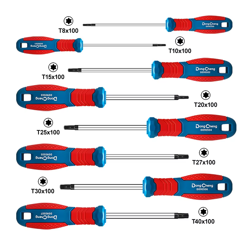 1 pièce Tournevis Torx magnétique de précision T8 T10 T15 T20 T25 T27 T30 T40, Kit d'outils manuels de réparation pour contrôleurs de sécurité Torx