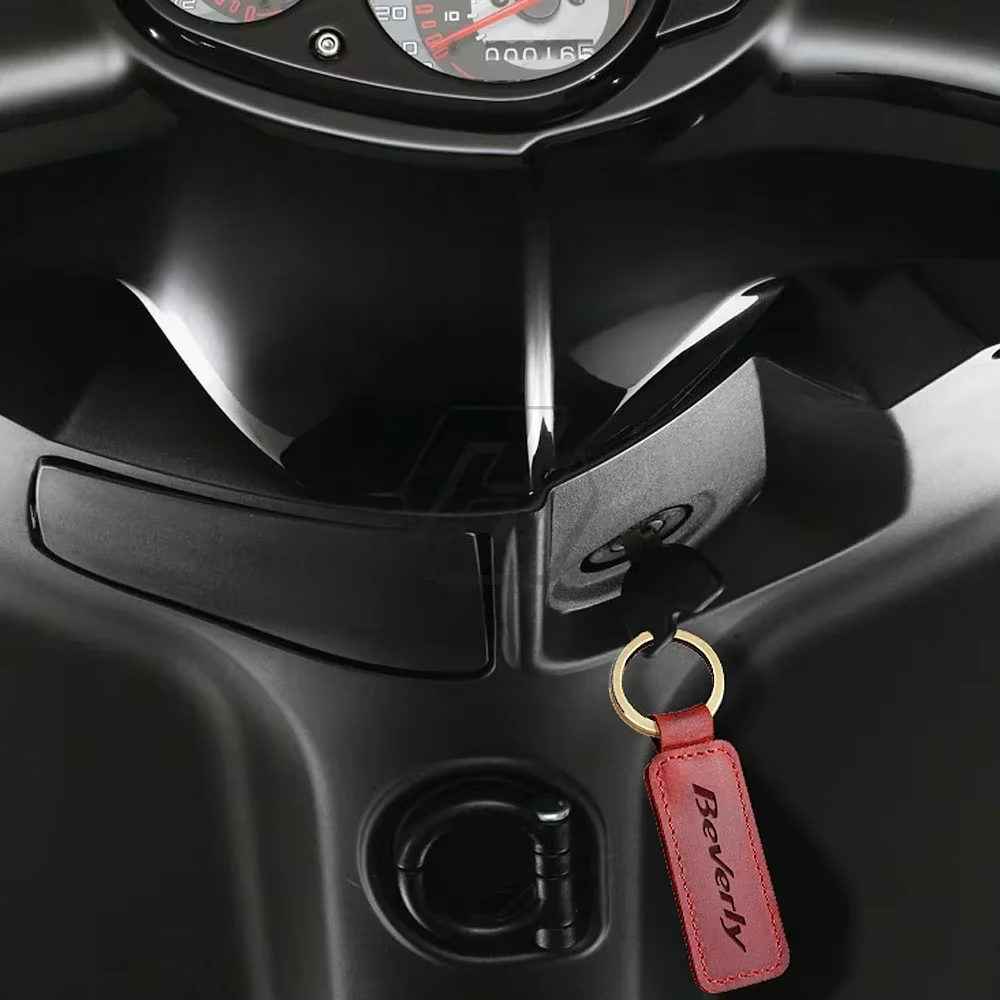 Porte-clés en cuir de vache pour moto et Scooter Beverly 300 S