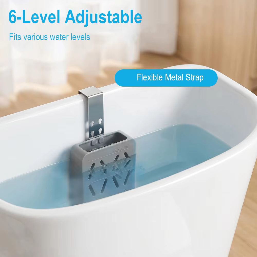 Support réglable pour tablettes de nettoyage de réservoir de toilettes