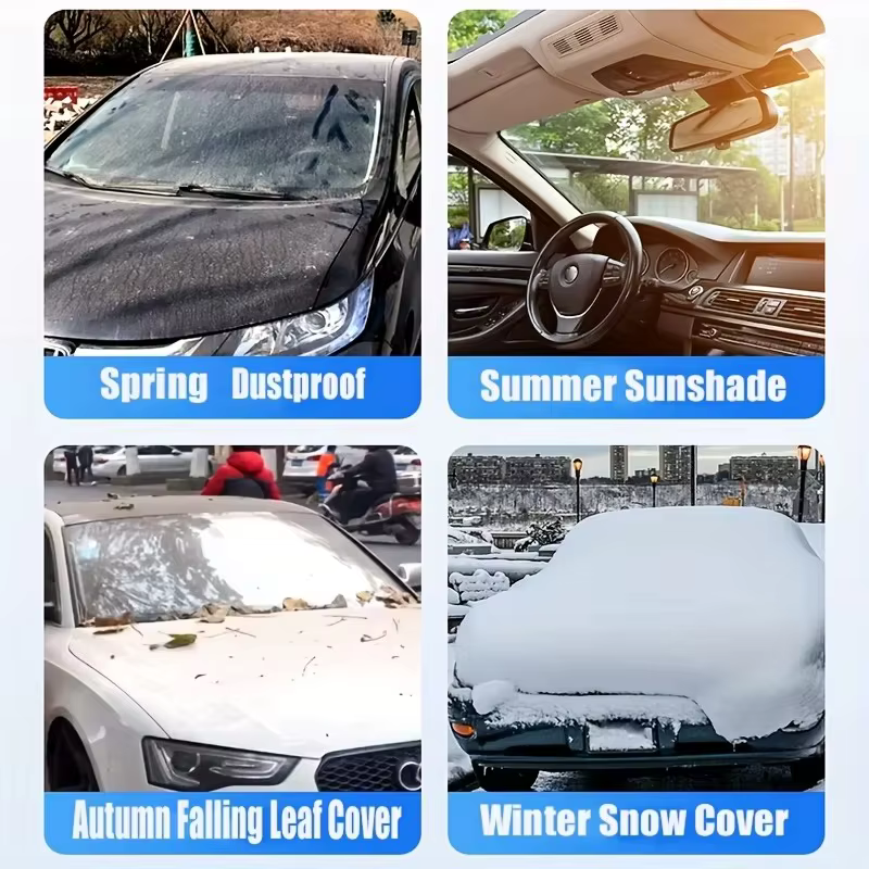 Agrandir la couverture de neige de voiture pare-brise d'hiver bouclier
