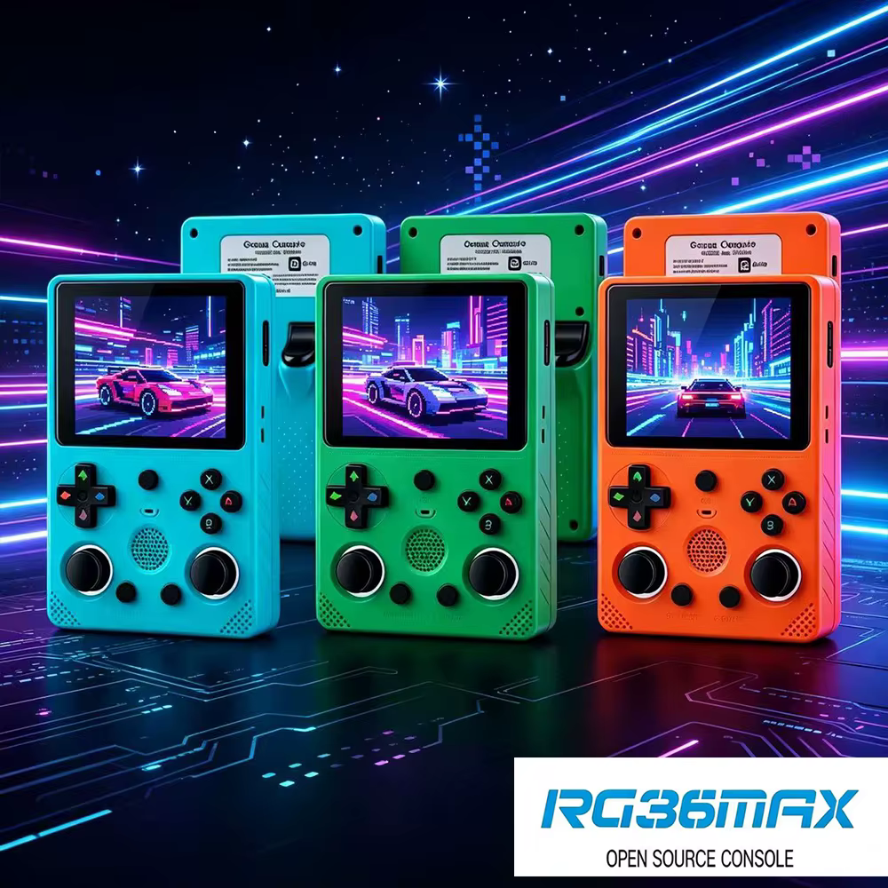 Console de jeu rétro portable RG36max version améliorée