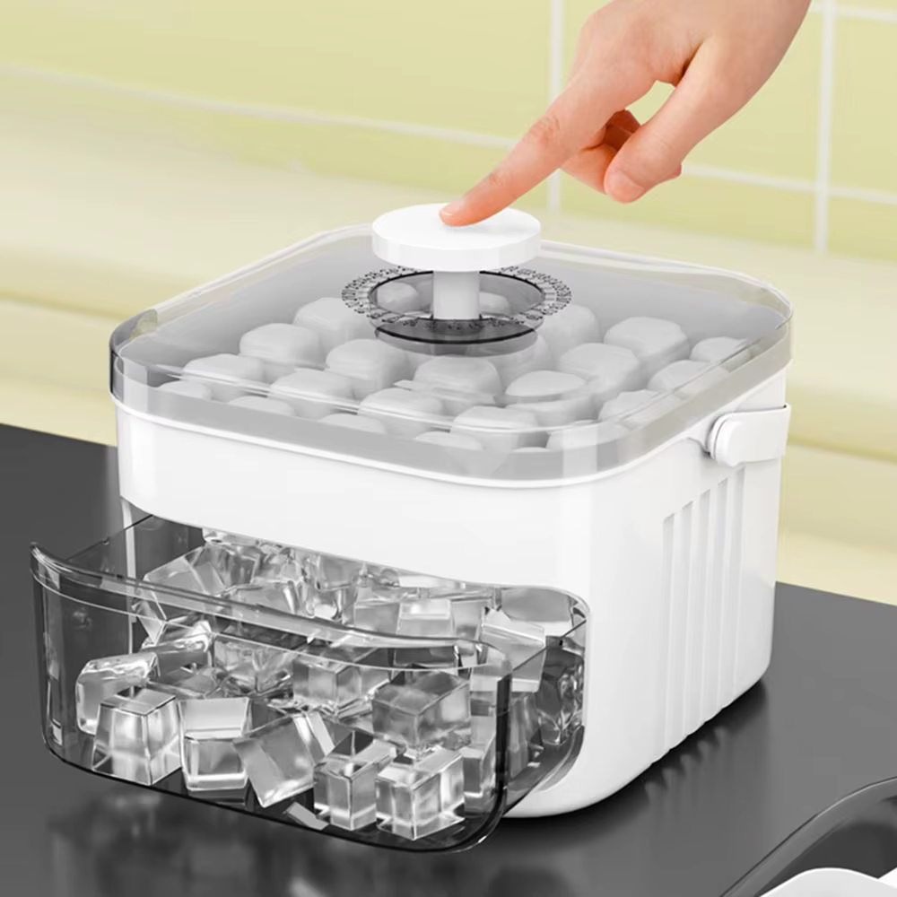 Machine à glaçons à 50 cubes avec capuchon de presse facile