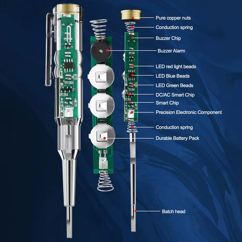 Testeur de circuit, stylo testeur de tension