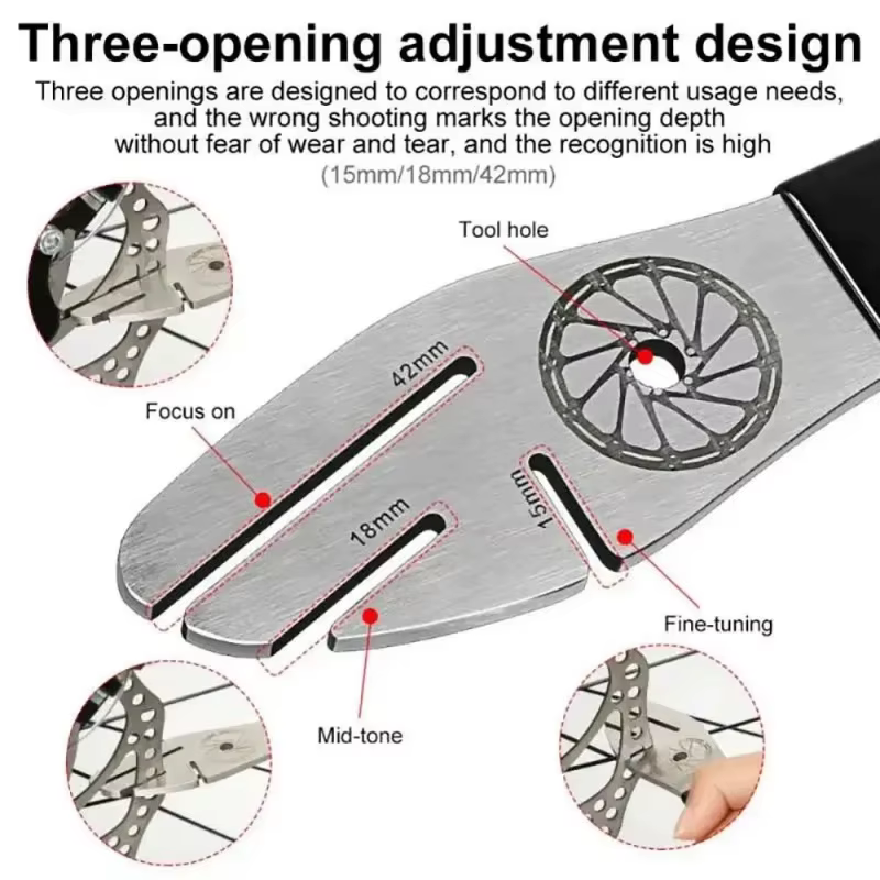 Outil de réparation de freins de vélo en acier inoxydable