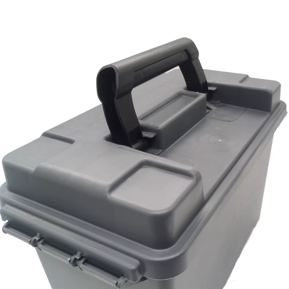 Boîte à munitions en plastique de style militaire