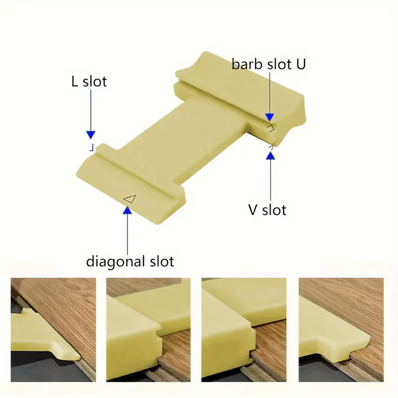 Bloc de taraudage pour installation de sols stratifiés