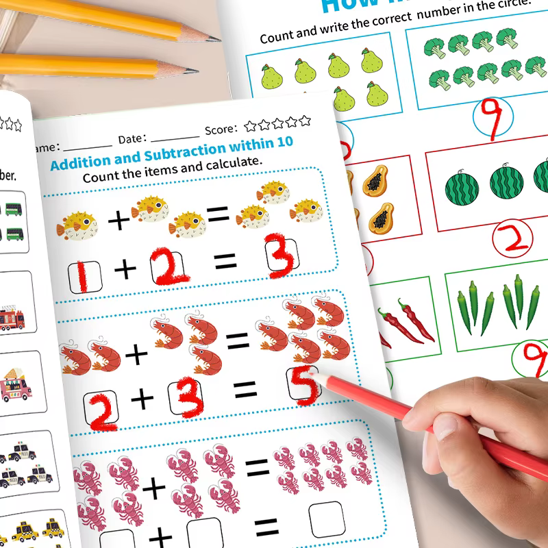 Cahier d'exercices interactif de mathématiques - Comptage