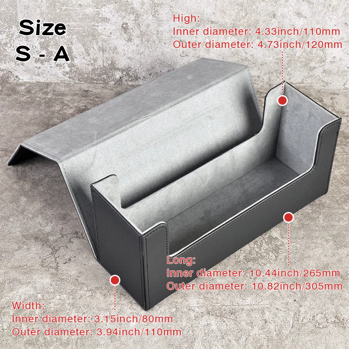 Boîte de rangement magnétique pour cartes gradées PSA BGS CSG CGC SGC
