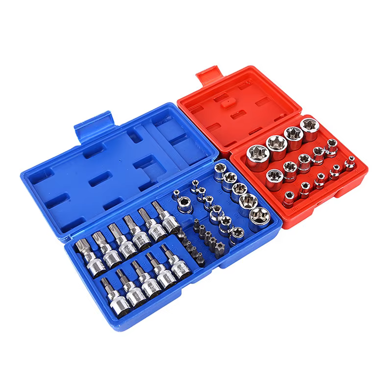 Douilles Torx Star et jeu d'embouts