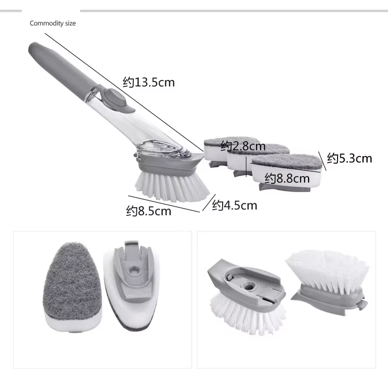 Brosse de nettoyage de cuisine 2 en 1