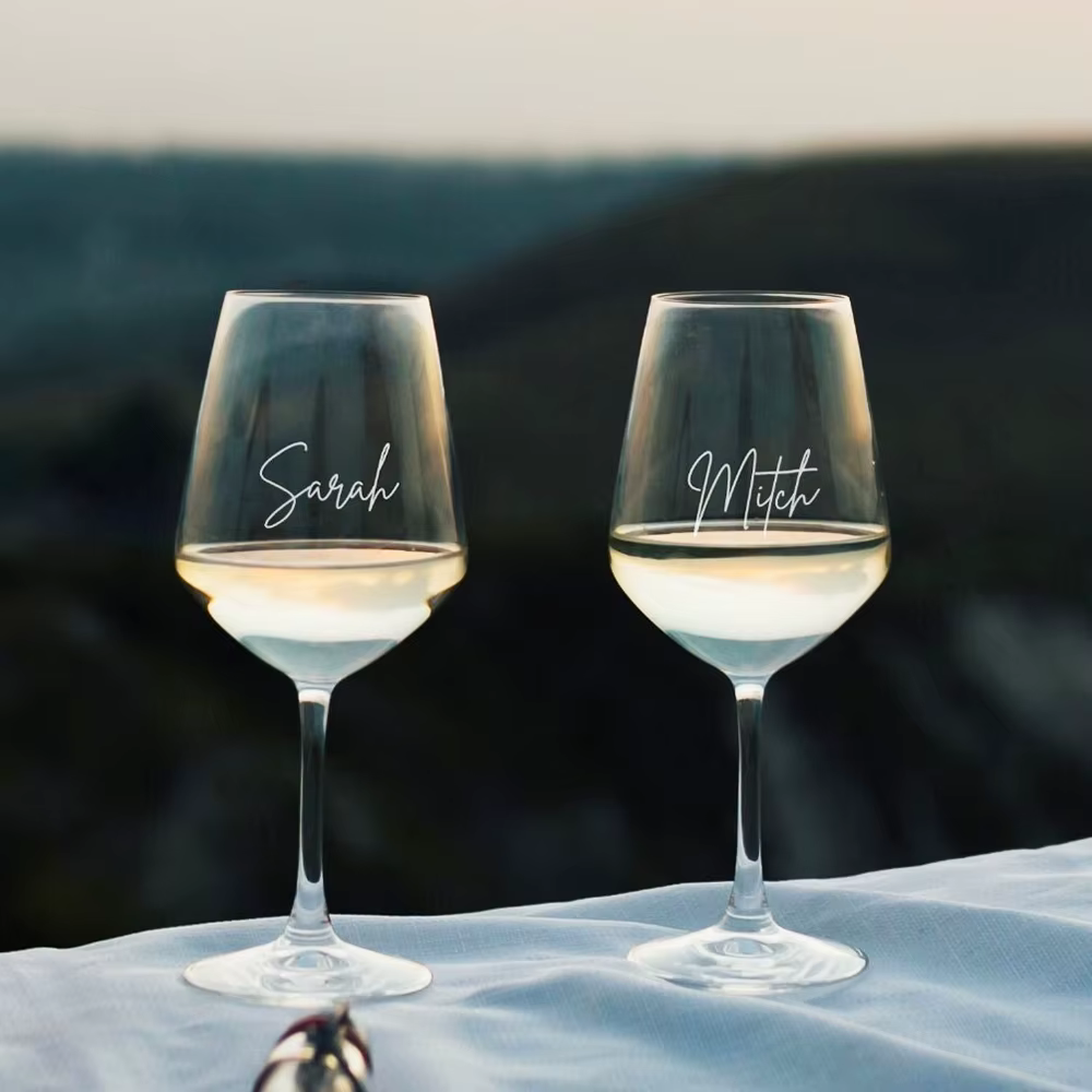Verres à vin personnalisés