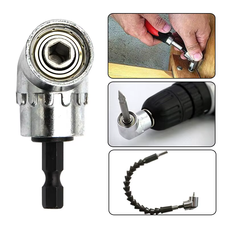 105 Degrés Tournant Tournevis Joint Perceuse Électrique Coin Attachement Extension Prise