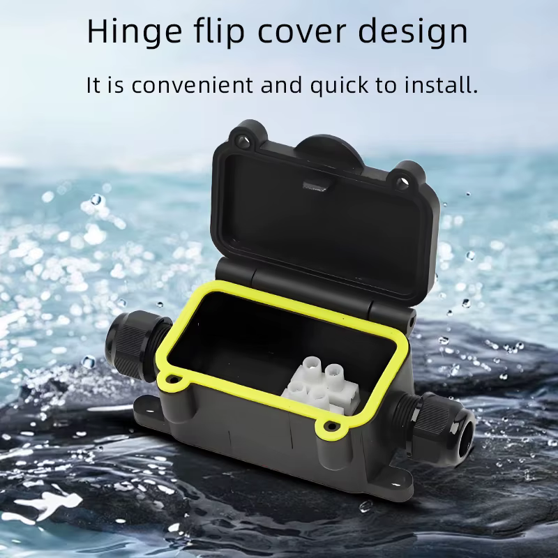 Mini boîte de jonction étanche en plastique