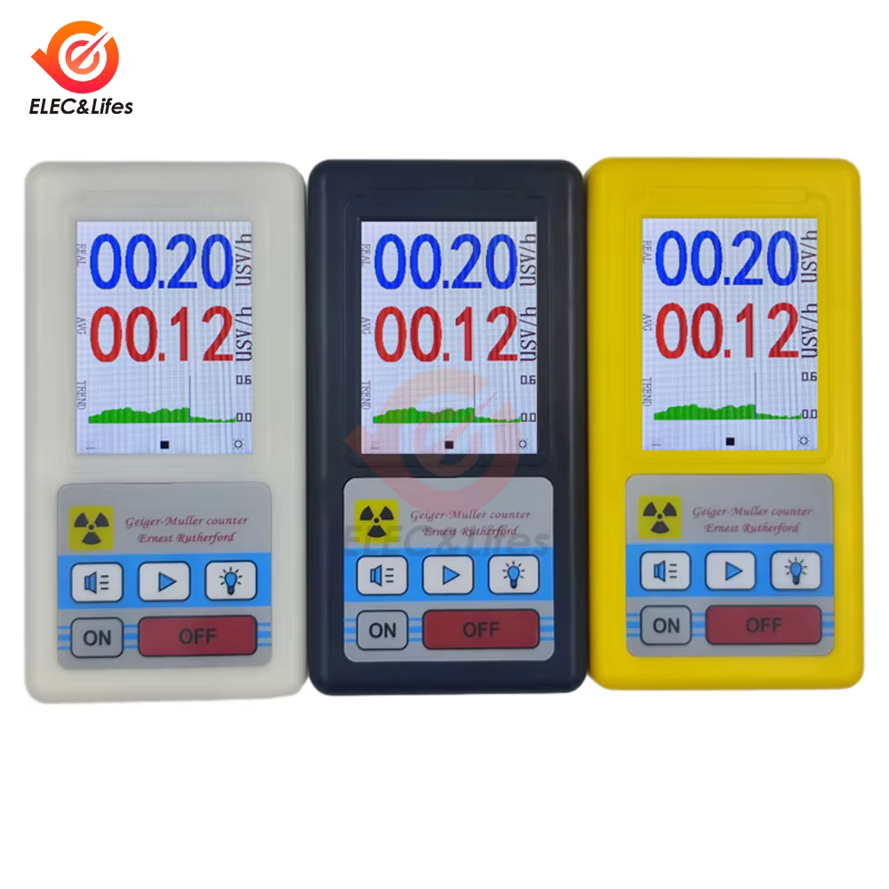 Compteur Geiger BR-6, détecteur de rayonnement nucléaire, dosimètre personnel, détecteur de rayons X bêta Gamma, testeur radioactif LCD, outil de marbre