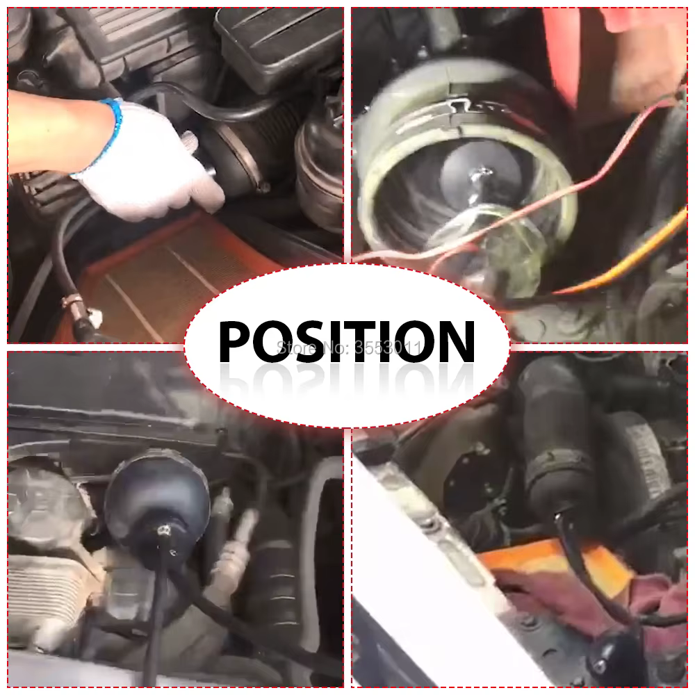 Détecteur de fuite de fumée de voiture