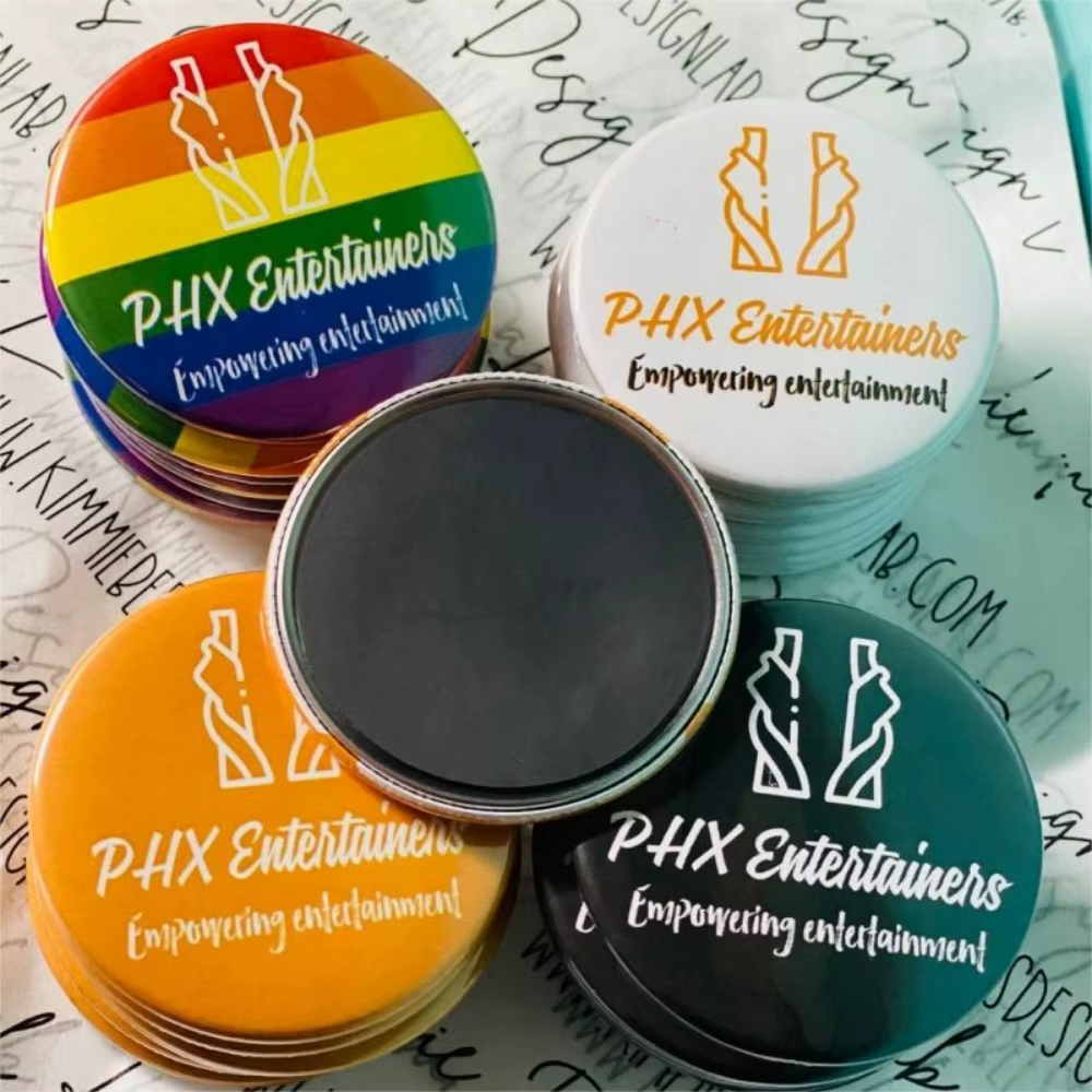 Aimant de réfrigérateur magnétique souple en fer blanc personnalisé, image de texte, étiquette intime personnalisée, cadeau d'anniversaire, vente en gros
