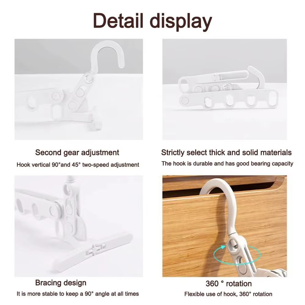 Nouveaux hôtels pliable vêtements support de séchage cinq trous multi-fonction
